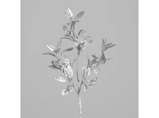 Vánoční větev 67 cm, stříbrná