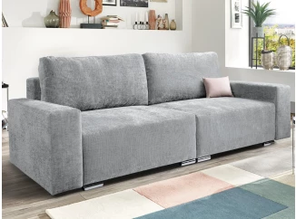 Rozkládací pohovka Anafi, světle šedá látka