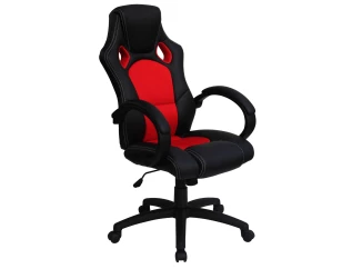 Kancelářské křeslo Leon, černé/červené