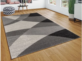 Koberec Thales 80x140 cm, šedá abstrakce