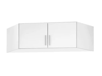 Rohový skříňový nástavec Celle, bílý