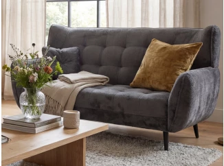 Dvoumístná pohovka Namur, antracitová látka