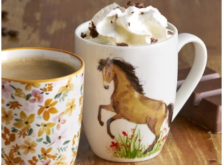 Hrnek Akvarelový kůň, 350 ml