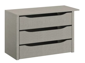 Vnitřní 3-zásuvkový element do šatní skříně šířka 88 cm