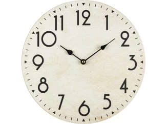 Nástěnné hodiny béžové, 30 cm