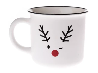 Vánoční hrnek Sob 380 ml, bílý