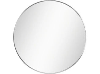 Nástěnné zrcadlo Josie 60 cm, stříbrné kulaté