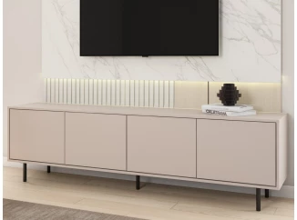 Široká TV skříňka Flax, 200 cm, béžový kašmír