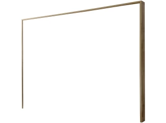 Paspartový rám k šatní skříni Mega, dub wotan