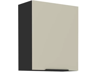 Horní kuchyňská skříňka Arona, 60 cm, kašmírová/černá