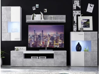 Obývací stěna Vulcan, s osvětlením