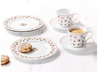 Vánoční kávový servis (18 dílů) Perníček