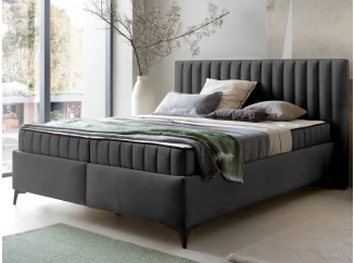 Postel Joy 180x200 cm, grafitově šedá látka