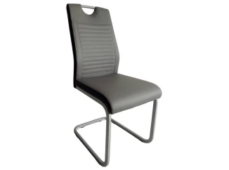 Jídelní židle Rindul, šedá/černá ekokůže