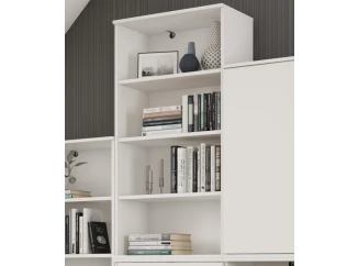 Regál Charles 60 cm/120 cm, bílý