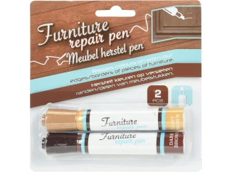 Sada na opravu nábytku 2 pera, tmavě a světle hnědá