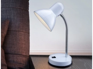 Stolní lampa Basic, bílá