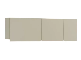 Nástěnná skříňka Lucky, eukalyptově zelená/baltský dub