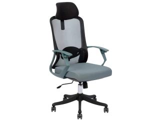 Kancelářská židle Sindibad, černá/šedo-modrá