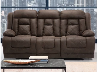 Trojsedák Oxford, hnědá látka, funkce el. polohování