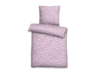 Povlečení seersucker Orchidej 140x200 cm, růžovo-fialové