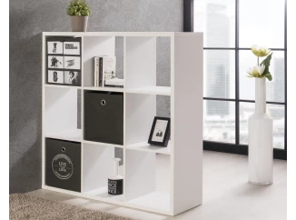 Regál Max, 3x3 přihrádky, bílý