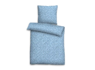 Povlečení seersucker 140x200 cm, modré