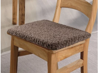 Podsedák na židle Teddy 40x40 cm, hnědý