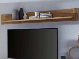 Nástěnná police Canyon, dub, 167 cm
