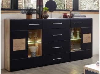 Široká komoda Sonate, s osvětlením