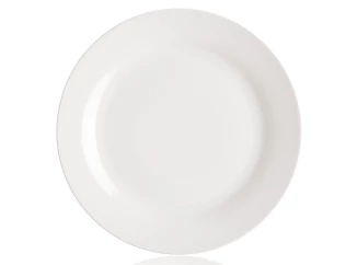 Mělký talíř Larry 26,5 cm, bílý