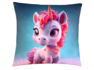 Dětský dekorační polštář Phantasy Jednorožec, 35x35 cm