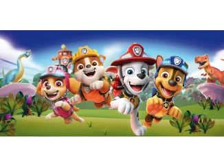 Dětský obraz Paw Patrol dino, 70x33 cm