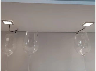 Bodové LED osvětlení (2 ks) Square, studená bílá
