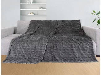 Deka Cashmere touch Big Dots 150x200 cm, antracit