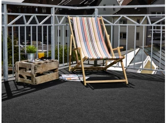 Venkovní koberec Umělá tráva 133x300 cm, antracitová