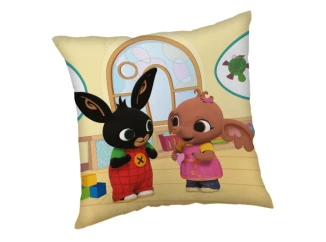 Dětský polštářek Králíček Bing, 40x40 cm