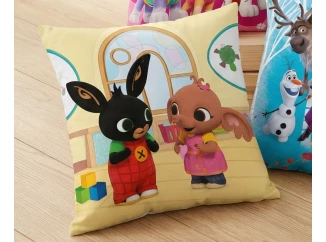 Dětský polštářek Králíček Bing, 40x40 cm