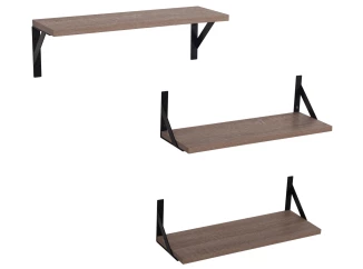 Sada 3 kusů polic Lamezia, dub sonoma
