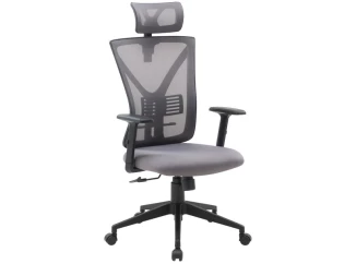 Kancelářská židle Image, šedá látka