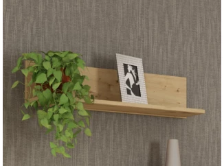 Nástěnná police Carlos, dub artisan, 75 cm