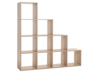 Regál s 10 přihrádkami Udine, dub sonoma