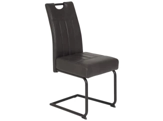 Jídelní židle Betty, antracitová vintage látka