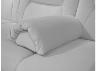 Doplňkový područkový polštář Relaxness 23x50 cm, světle šedá látka