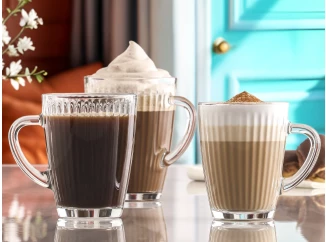 Skleněný hrnek Nordic Line, 400 ml