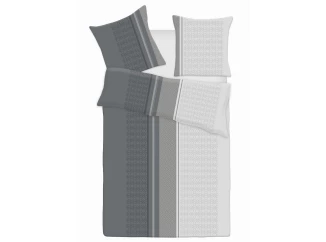 Povlečení Matilde, šedo-bílé