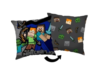 Dětský polštářek Minecraft, 40x40 cm