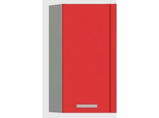 Horní kuchyňská skříňka Rose 30G, 30 cm, červený lesk