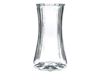 Skleněná váza Nigella 23,5 cm, čirá s nádechem zelené