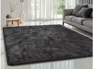 Koberec Fluffy Shaggy 80x150 cm, antracitový
